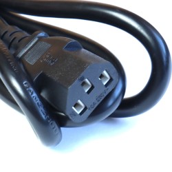 Кабель питания 1 мм2, C13 - 1.5 метра