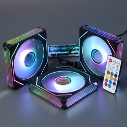 Вентиляторы ARGB 120 мм Prism 9 Pro черные