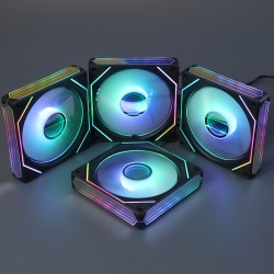 Вентиляторы ARGB 120 мм Prism 9 Pro черные