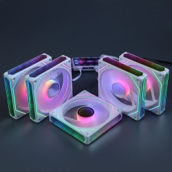 Вентиляторы ARGB 120 мм Prism 9 Pro белые