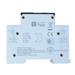Zigbee реле выключатель в Din-рейку с ваттметром 63A Tongou TO-Q-SY2-JZT