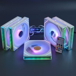 Вентиляторы ARGB 140 мм Prism 14 Pro белые