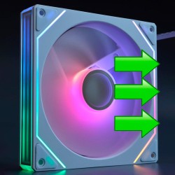 Вентиляторы ARGB 140 мм Prism 14 Pro белые