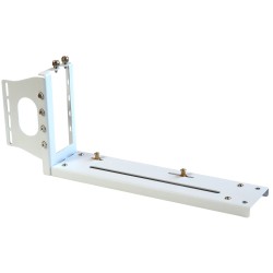 Райзер PCIE 5.0 x16 x16 на шлейфе гибкий белый