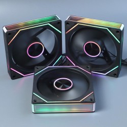 Вентиляторы ARGB 120 мм 9 Ultra черные 3+4 пин