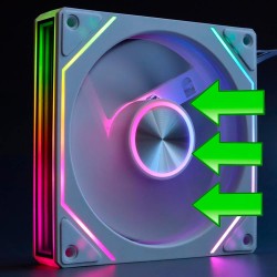 Вентиляторы ARGB 120 мм 9 Ultra белые 3+4 пин